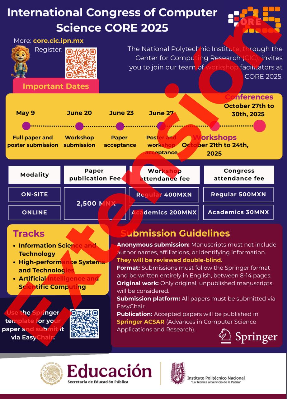 International Congress of Computer Science CORE 2025